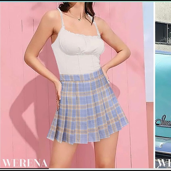 FREE SHIPPING!!! Werena plaid Skort - Picture 2 of 5